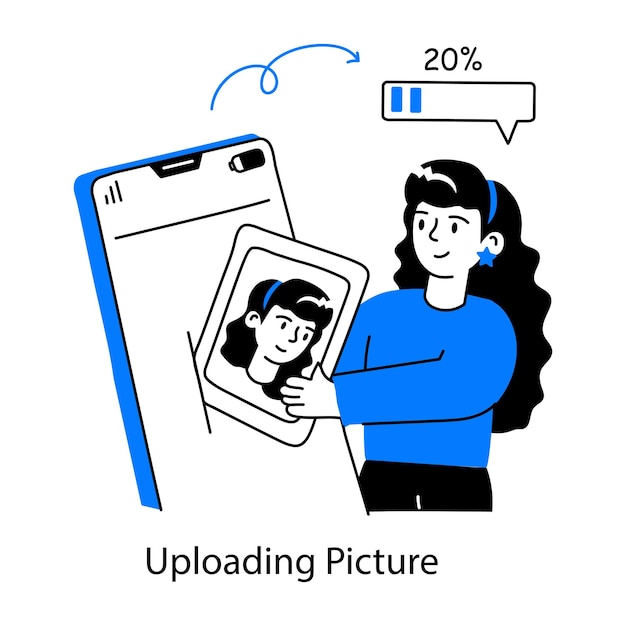Najnowsza mini ilustracja uploadu obrazu