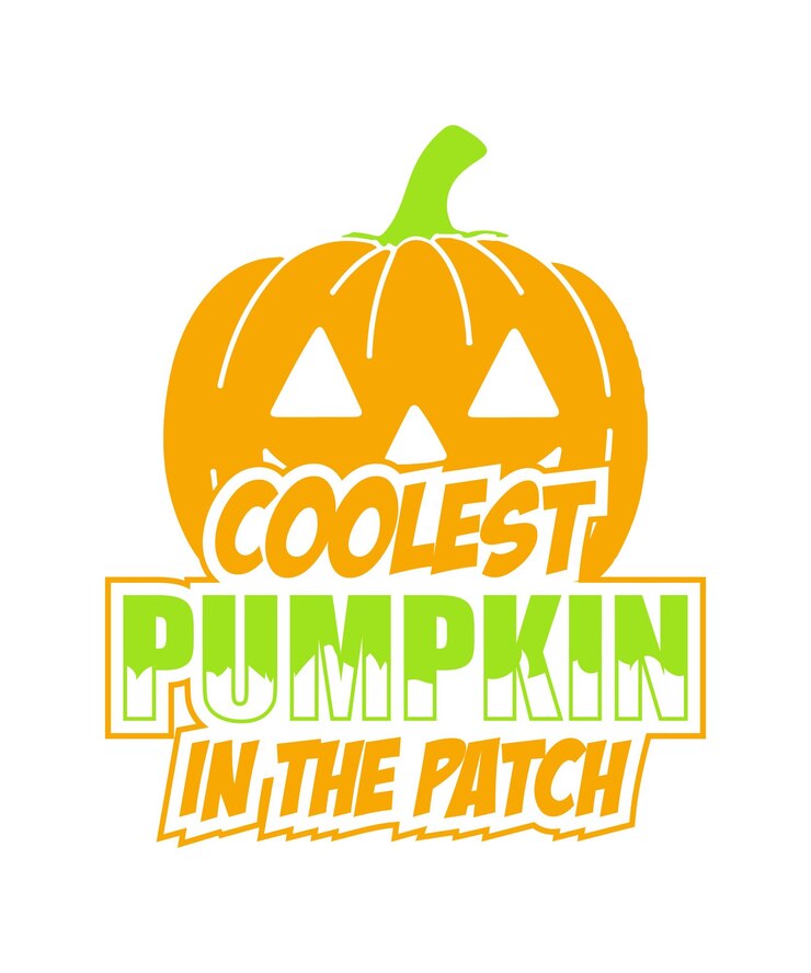 Wektor najpiękniejsza dyni w koszulkach happy halloween green vector holiday festival template