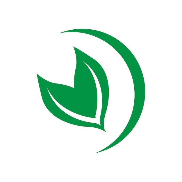 Najwyższej Jakości Symbol Wektor Zielony Liść Rośliny Logo