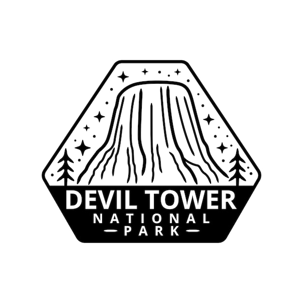 Naklejka Devil Tower National Park