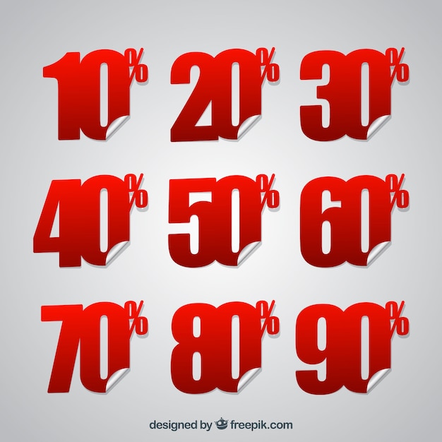 Naklejka Rabatowa Z% Numerów Paczki