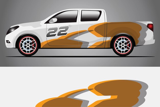 Naklejka Samochodowa Wrap Design Vector