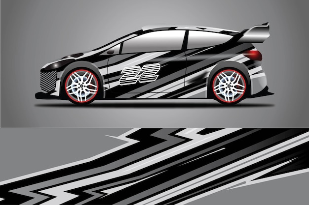 Naklejka samochodowa Wrap Design Vector