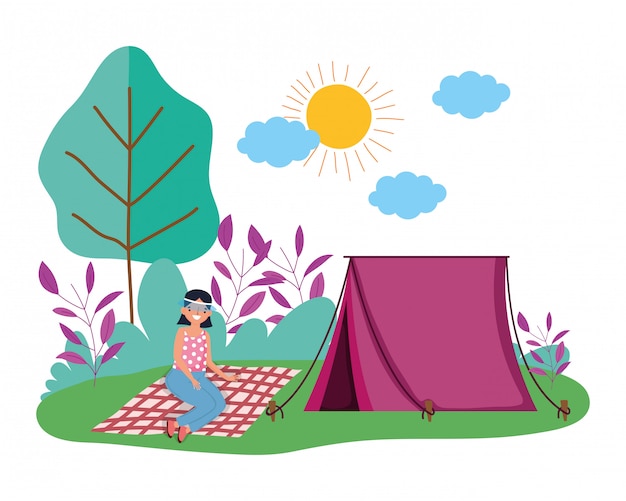 Namiot i camping