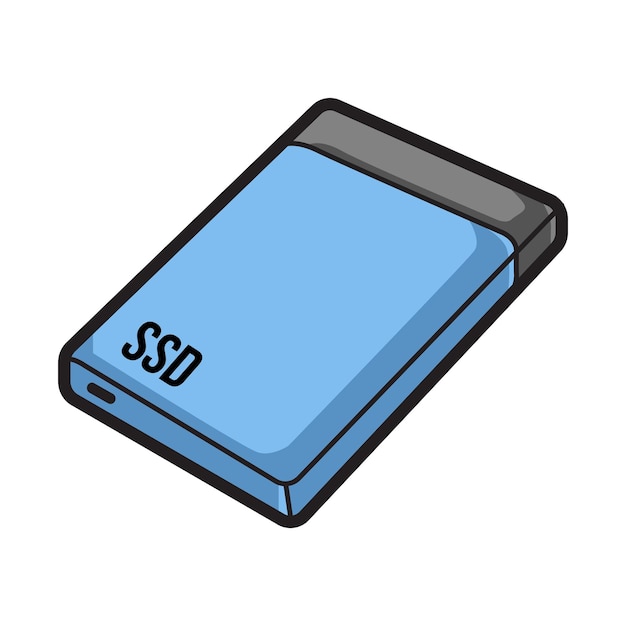 Plik wektorowy napęd ssd hdd clipart