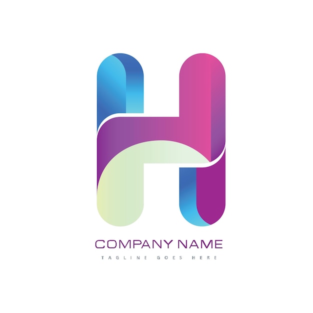 Napis H, Idealny Do Logo Firm, Biur, Kampusów, Szkół, Edukacji Religijnej