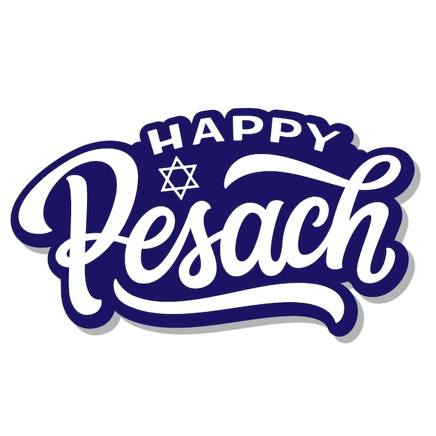 Napis Happy Pesach Hand