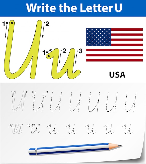 Napisz Literę U
