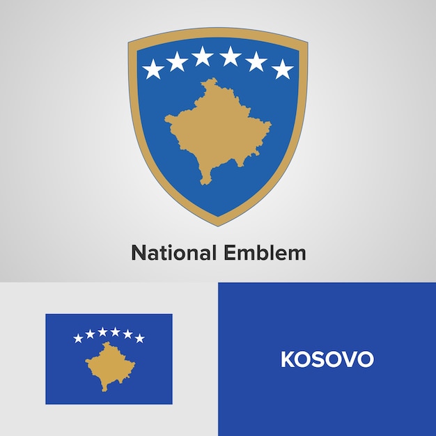 Narodowe Godło Kosowa I Flaga