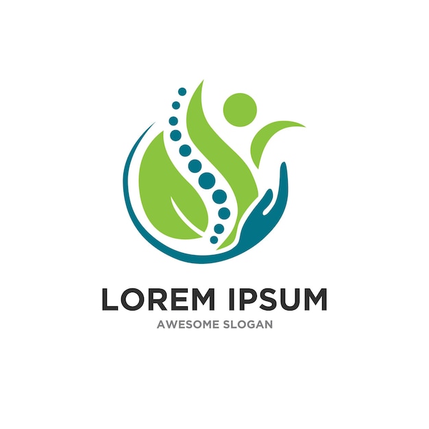 Naturalna pielęgnacja skóry i piękna Vector Logo Design