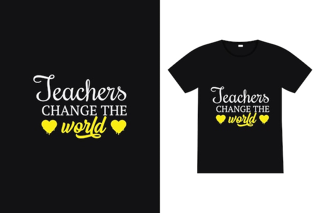 Nauczyciel Rzuca Wyzwanie Projektowi Koszulki świata Powrót Do Szkoły Napis Cytat Wektor Na Plakaty Koszulki Karty Zaproszenia Naklejki Banery Reklama I Inne Zastosowania