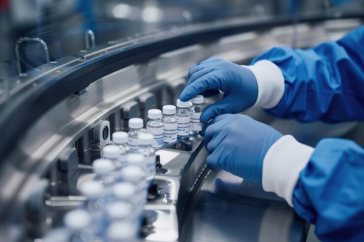 Naukowiec pracujący z probówkami w laboratorium