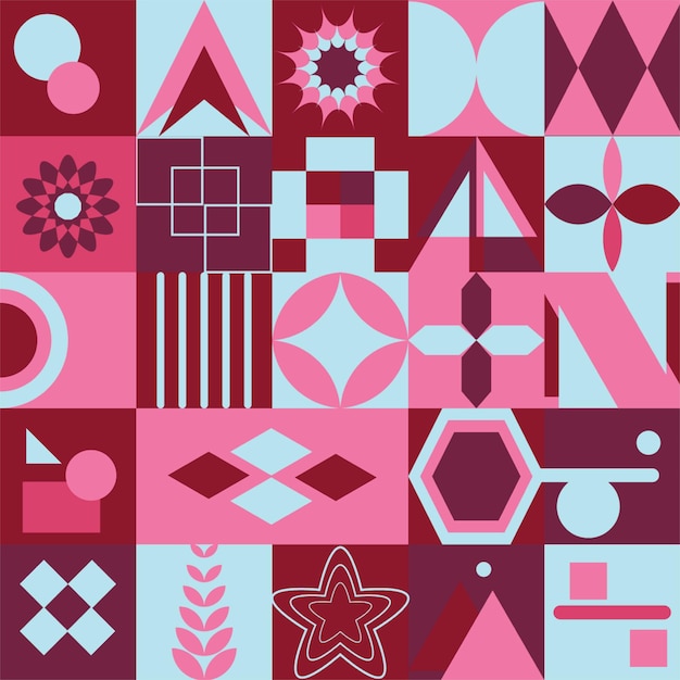 Neo geometryczny wzór bez szwu