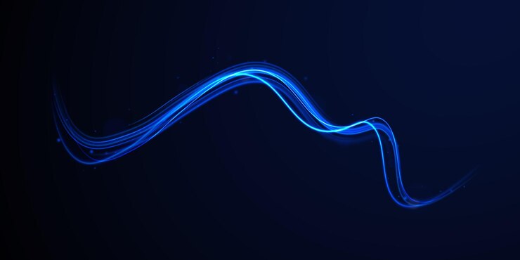 Wektor neonowe kolorowe świecące linie tła świecące fale wirujące linie impulsowe kable światło wysokiej prędkości