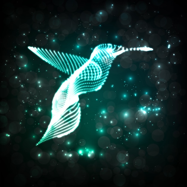 Neonowy Koliber, Abstrakcyjne światła Tła