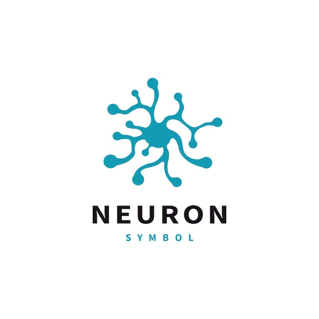 Neuron Kreatywny Wektor Ikona Ilustracja Projekt Logo