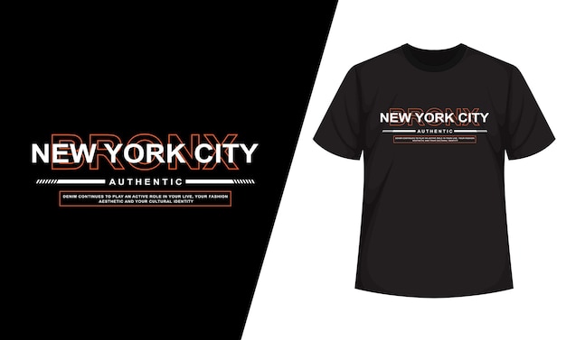 New York City Denim Streetwear Tshirt I Odzież