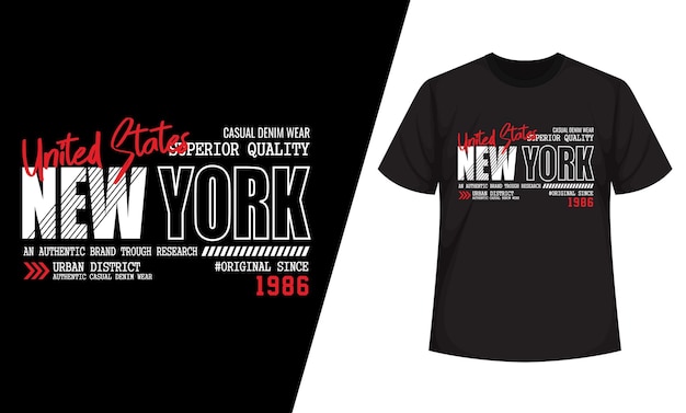 New York City Streetwear Tshirt I Odzież