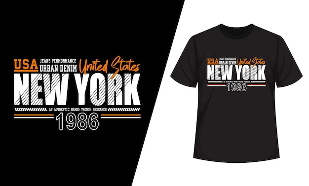 New York City Streetwear Tshirt I Odzież