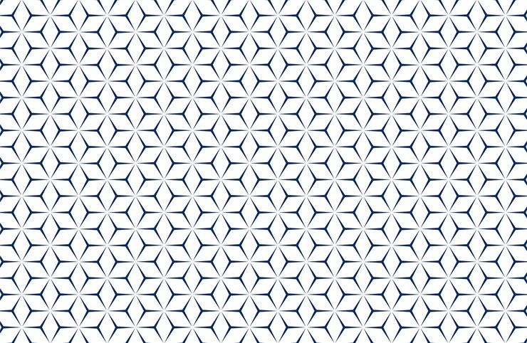 Niebieska gwiazda geometryczny wzór