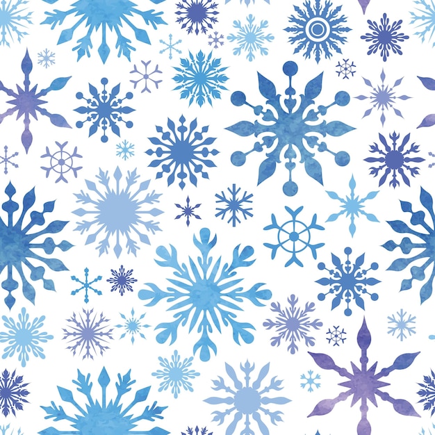 Plik wektorowy niebieska tekstura na białym tle z akwarelowymi ornamentami mróz
