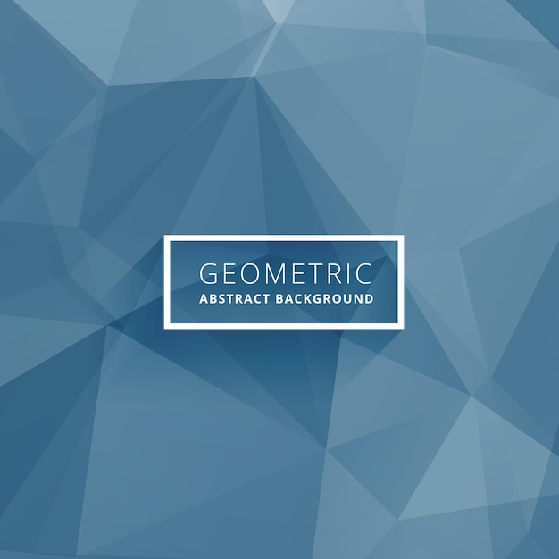 niebieski geometryczny zmarszczony trójkątny niski styl poli gradient ilustracja tło graficzne