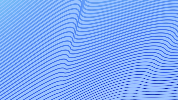 Niebieski gradient pasków wzór linii abstrakcyjne tło do projektowania tekstyliów