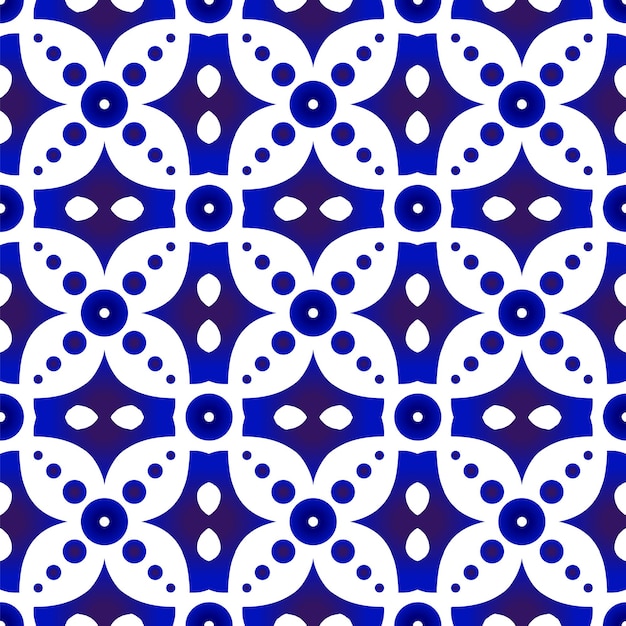 Plik wektorowy niebieski i biały nowoczesny wzór