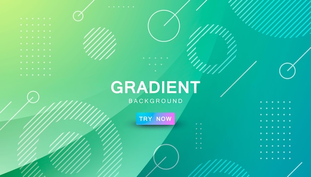 Niebieski i żółty gradient geometryczny kształt tła