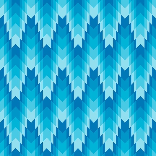 Niebieski wzór aztec wzór.