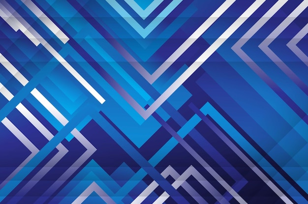 Plik wektorowy niebieskie kwadraty i linie stopniowe tło geometryczne