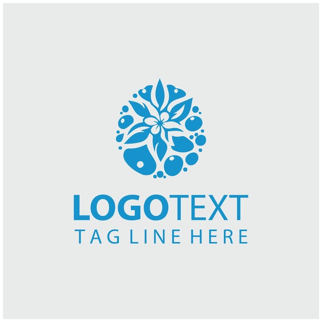 niebieskie logo z napisem "Get Line Quote"