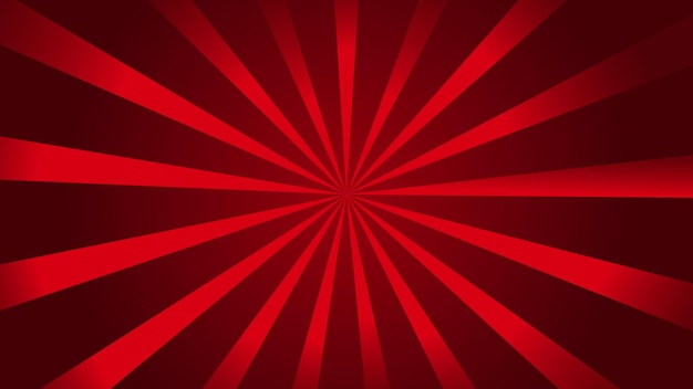 Niebieskie promienie na gradientowym tle. Sunburst, światło słoneczne, cyrk, wektor pasek.