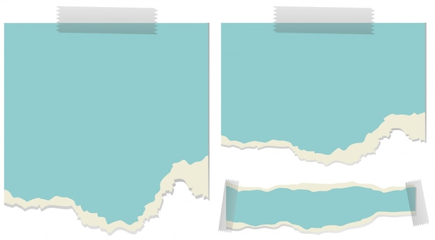 Plik wektorowy niebieskie tło papieru przyklejone do ściany