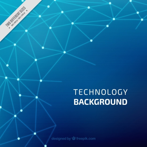 Niebieskie tło technologii