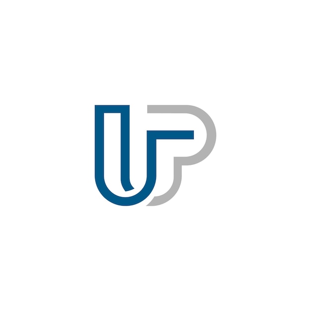Niebiesko-białe logo upp.