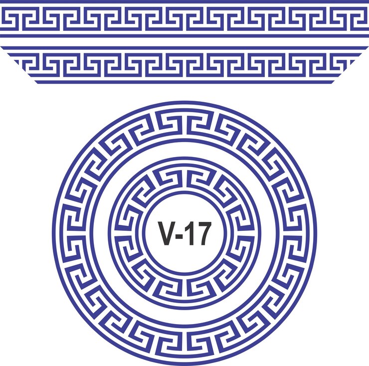 Wektor niebiesko-biały wzór geometryczny z literami v - v v