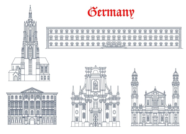 Niemcy Monachium Architektura Budynków Punkty Zwrotni