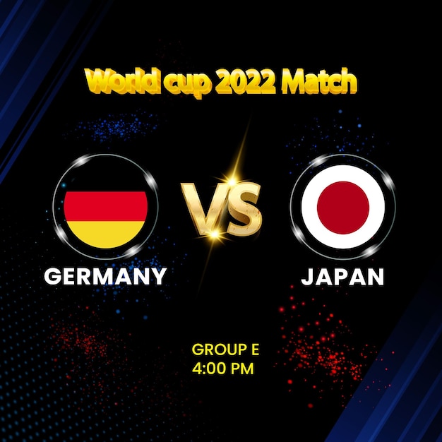 Niemcy-vs-japonia,-świat-piłka Nożna-2022,-grupa-e.