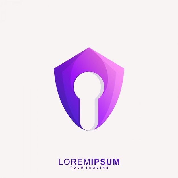 Niesamowite Logo Secure Lock