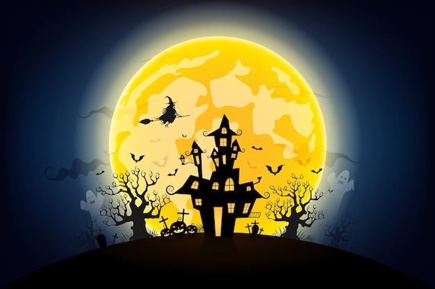 Noc Halloween tła