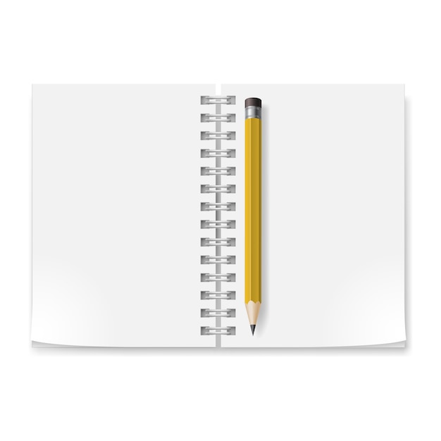 Notebook z ołówkiem
