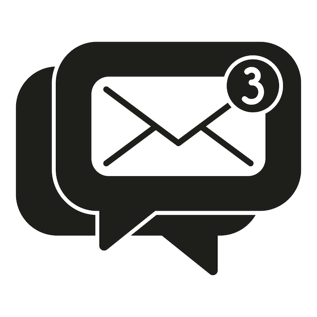 Nowa ikona wiadomości prosty wektor Internetowy element sieci online