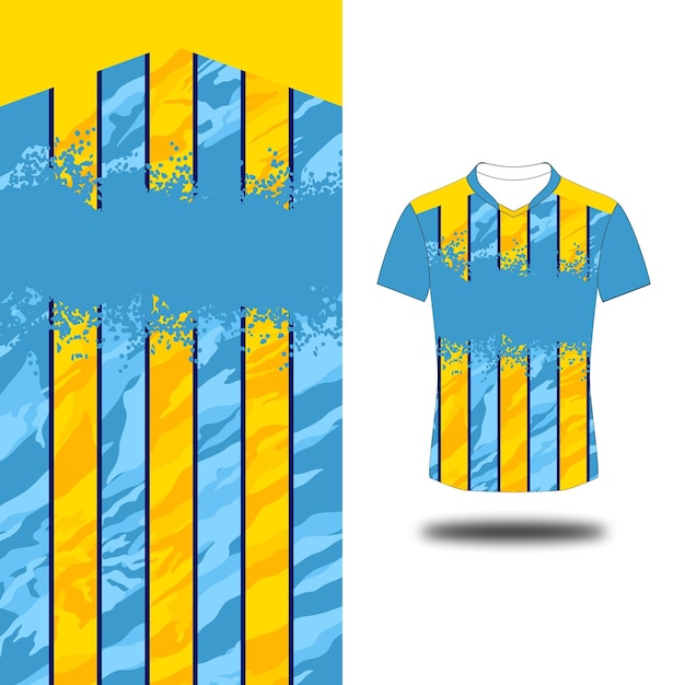 Plik wektorowy nowa koszulka sportowa piłka nożna sublimacja projektu