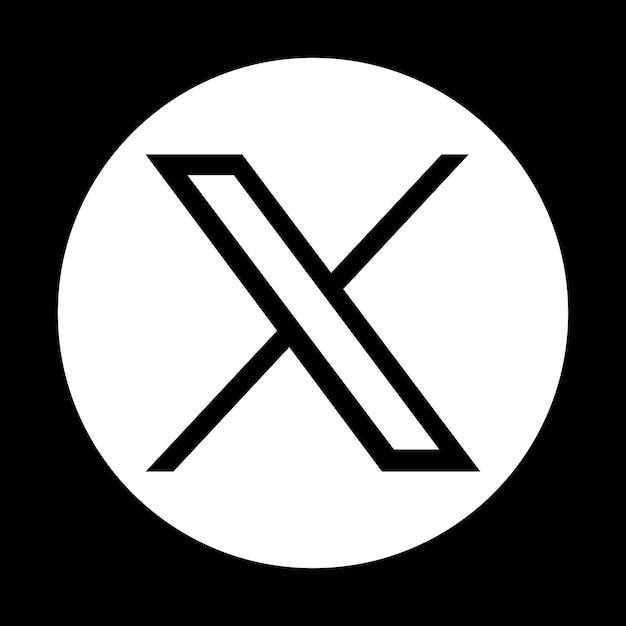 Nowe Logo Twittera X 2023 Pobierz Wektor Logo Twittera X