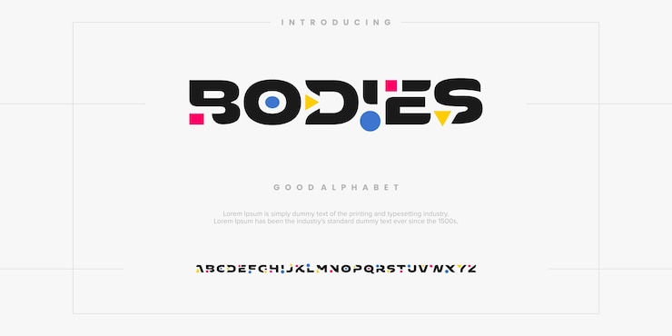Wektor nowoczesna abstrakcyjna cyfrowa czcionka alfabetu minimalna technologia typografia kreatywna miejska moda sportowa