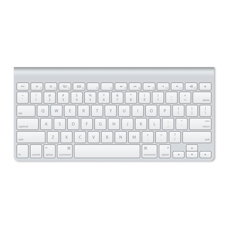 Nowoczesna klawiatura aluminiowa