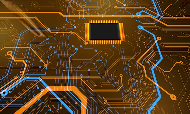 Nowoczesna koncepcja technologii. streszczenie tekstura tło