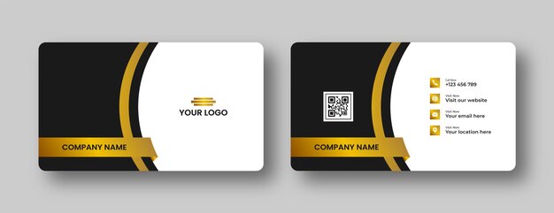 Nowoczesna luksusowa wizytówka Creative i szablon wizytówki Eligen. Minimalny projekt wizytówki