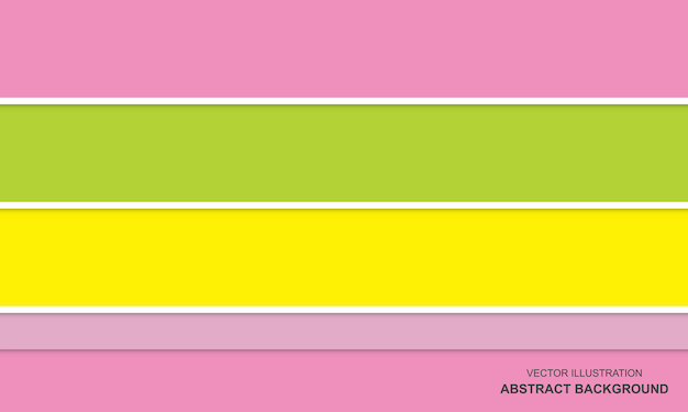 Nowoczesne Abstrakcyjne Tło Różowy Zielony I żółty Kolor